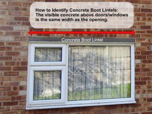 boot lintel identification 300x225 - Boot Lintel & Wall Tie Repairs, Thanet, Kent