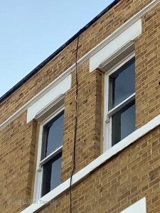 brickwork straightened 225x300 - Severely Distorted Window Masonry, London