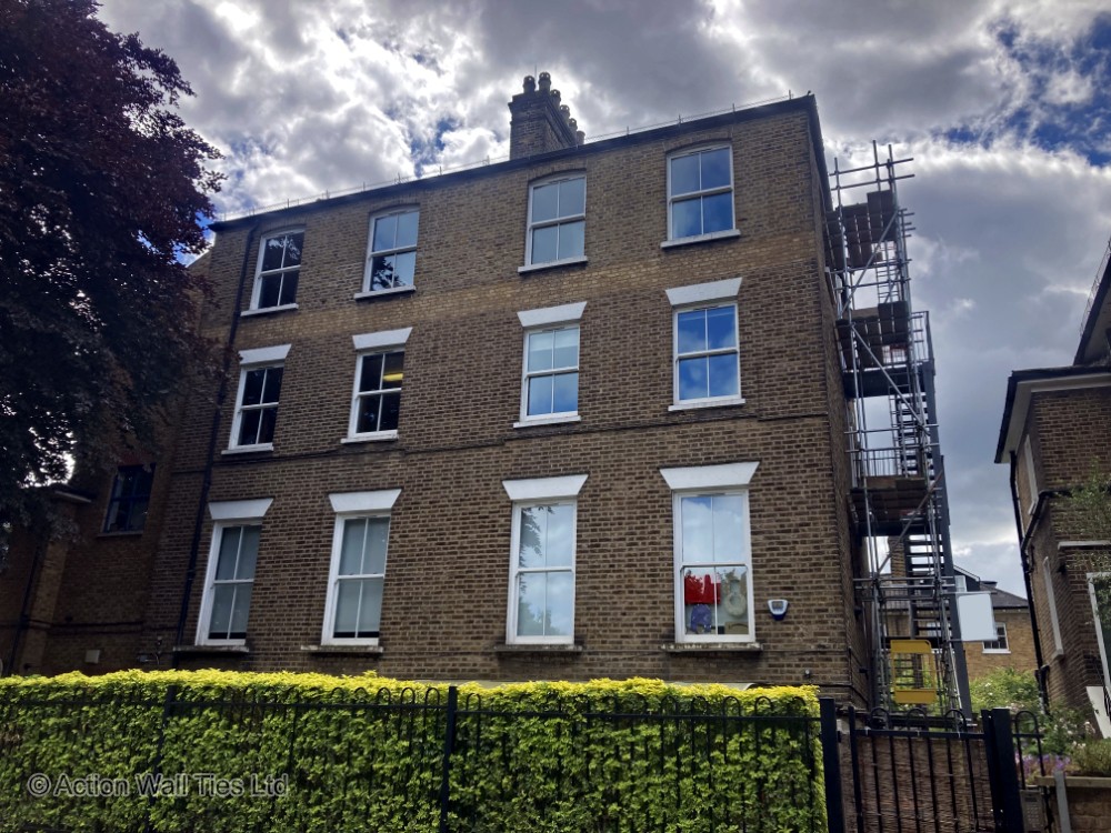 London School with Bowing Brickwork