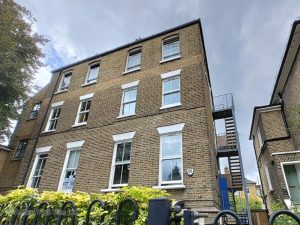 wall bulge repairs 01 300x225 - London School with Bulging Brickwork