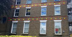 wall bulge repairs 04 230x120 - London School with Bulging Brickwork