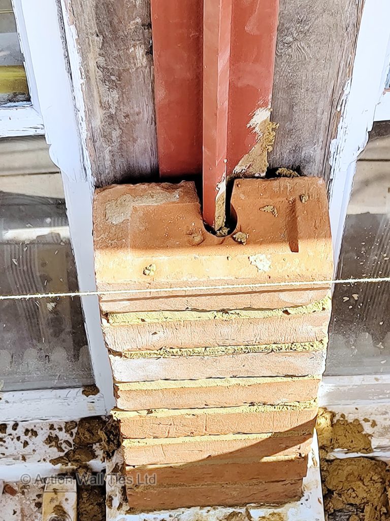 During structural repairs 01 SW13 768x1024 - Unstable 2 Storey Bay Window & Gable