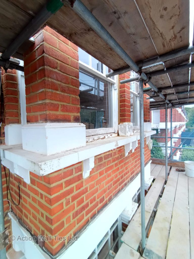 During structural repairs 04 SW13 768x1024 - Unstable 2 Storey Bay Window & Gable