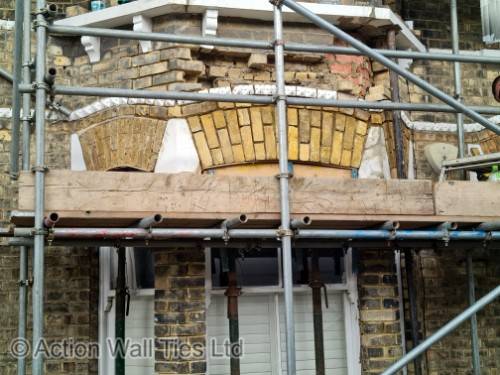 rebuilding bay brickwork - Rebuild & Reinforce Collapsed Bay Window in SW London