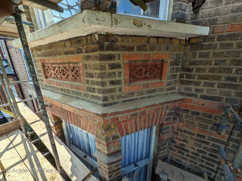 repair bay brick - Collapsing Period Bay Window in East London