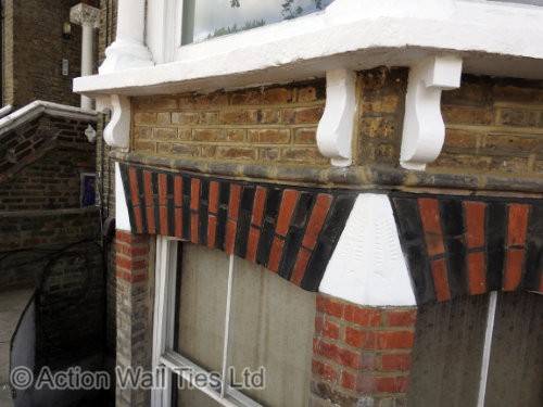 l after SW4 bay repairs - Repairs to Ornate Window Columns